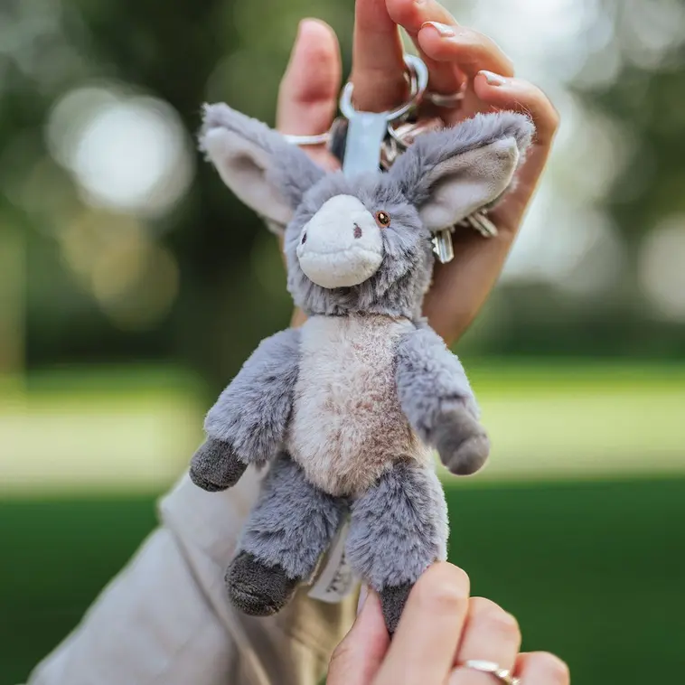 Wrendale Plush Jack Donkey Keyring - image 2