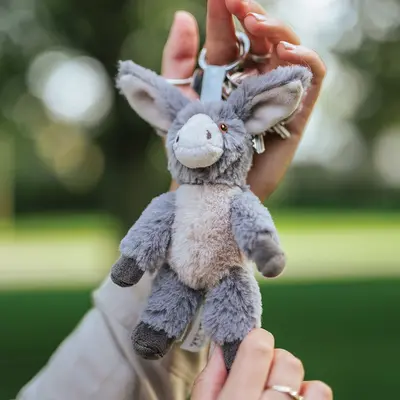 Wrendale Plush Jack Donkey Keyring - image 2