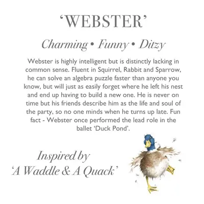 Wrendale Plush Webster Duck Regular - image 3