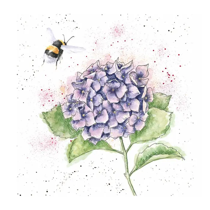 Wrendale Small Canvas Print Bee - The Busy Bee