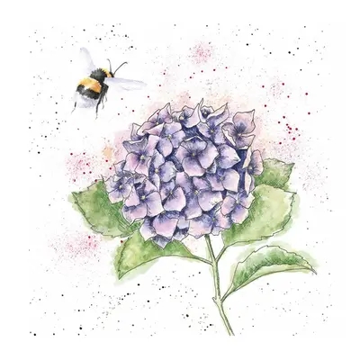 Wrendale Small Canvas Print Bee - The Busy Bee