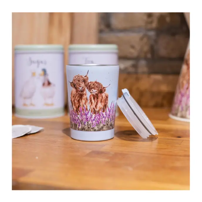 Wrendale Travel Cup Highland Cow - Gentle Giants - image 4