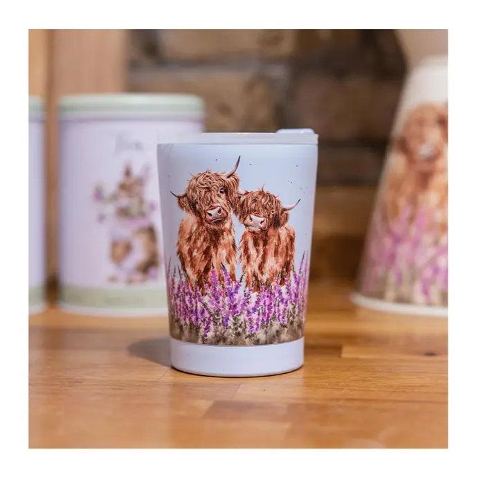 Wrendale Travel Cup Highland Cow - Gentle Giants - image 3