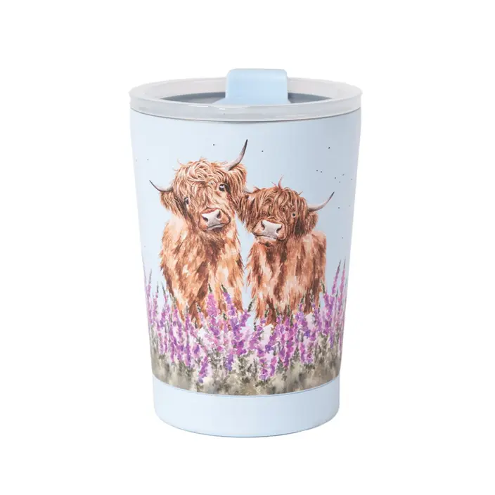 Wrendale Travel Cup Highland Cow - Gentle Giants - image 1