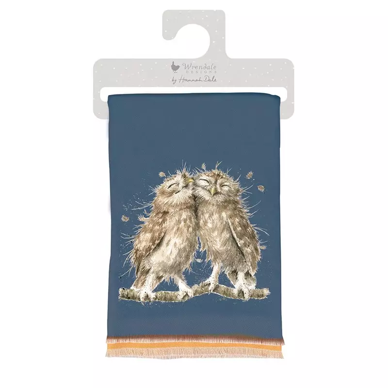 Wrendale Winter Scarf Owl - Birds Of A Feather