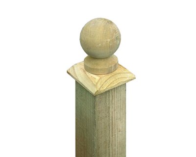 Ball Finial  90mm x 65mm x 65mm