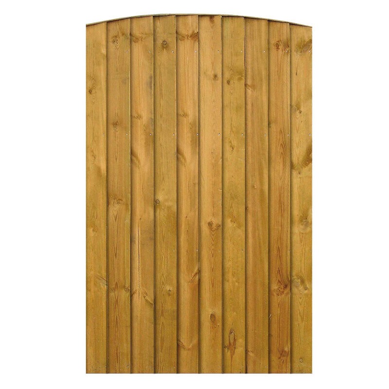 Zest Bow Top Vertical Board Gate 0.9m x 1.8m - image 1