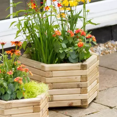 Marford Hexagonal Planter medium