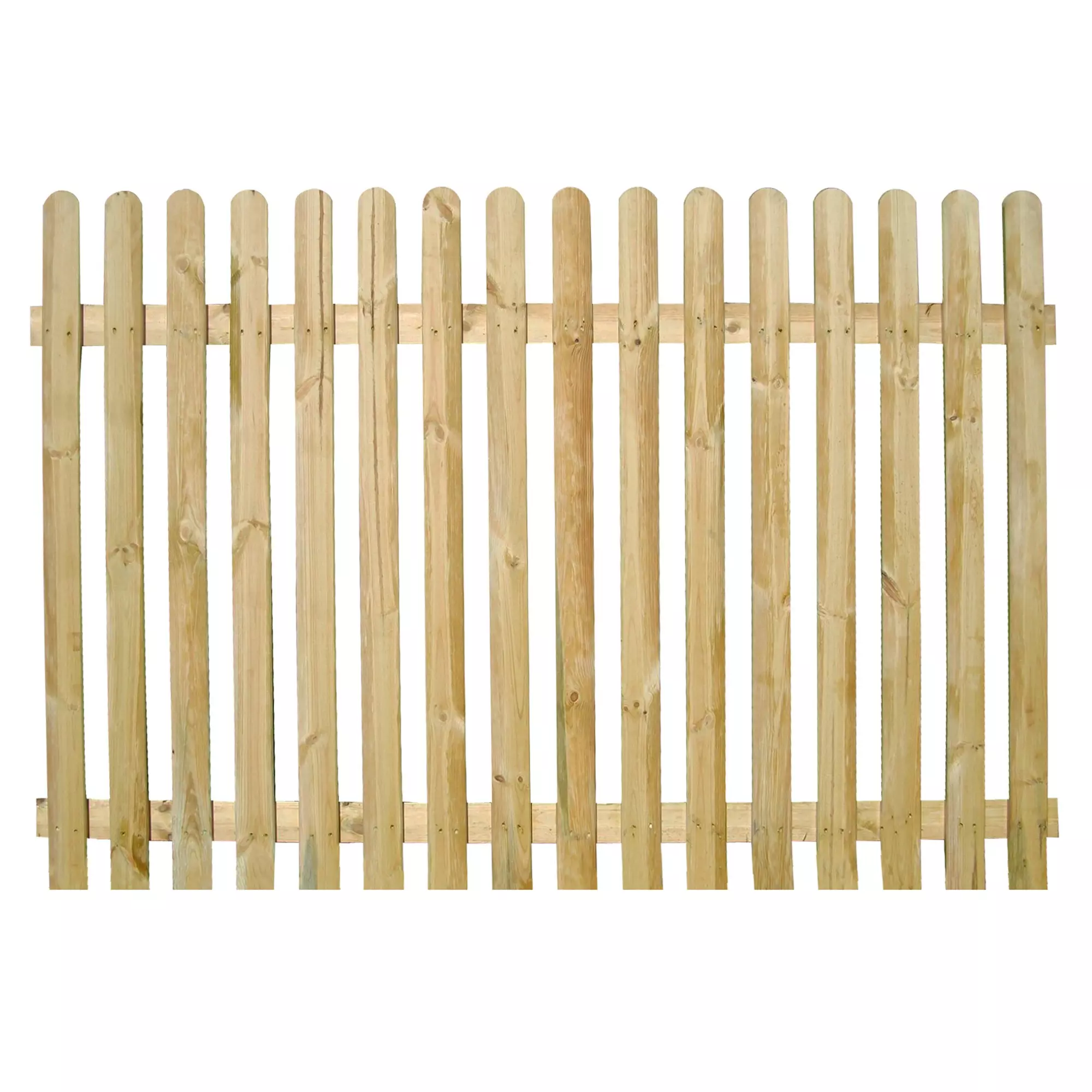 Round Top P/Pale Fencing 1.8X0.30m - Groves Nurseries & Garden Centre