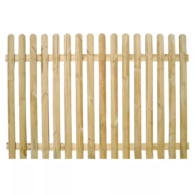 Round Top Picket Pale Fencing 1.8X1.20m