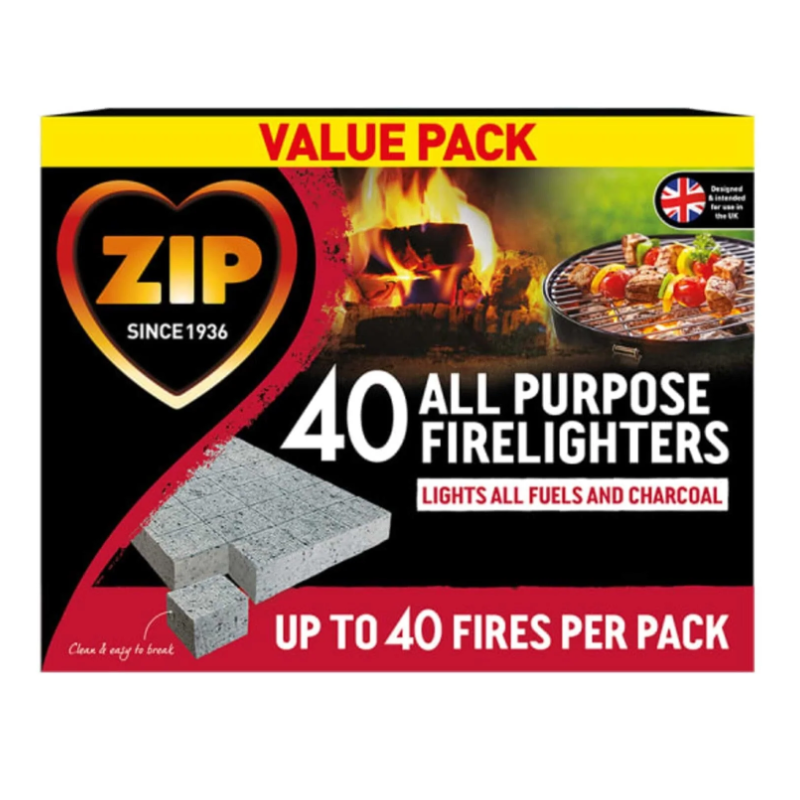 Zip All Purpose Firelighters 40